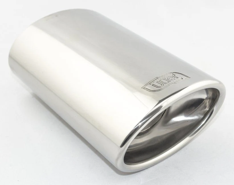 Uniwersalna końcówka tłumika owalna 120×80mm długość 200mm - N27P
