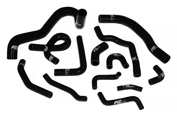 Zestaw Przewodów Silikonowych do Układu Chłodzenia FMIC.EU Honda Civic FD2 Type R K20A 2.0 2006-2011 - Czarny