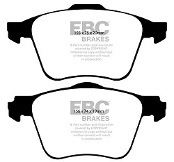 DP61690 Klocki hamulcowe GREENSTUFF EBC Brakes Volvo XC90 1st Gen XC90 1st Gen T6