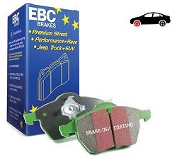 DP2517 Klocki hamulcowe GREENSTUFF EBC Brakes Seat Cordoba Ibiza 6K Toledo Volkswagen Golf Mk1 Golf Mk2 Golf Mk3 Golf Cabriolet Mk1 Jetta Mk2 Passat B2 Passat B3 Polo 86C Polo 86C G40 Santan