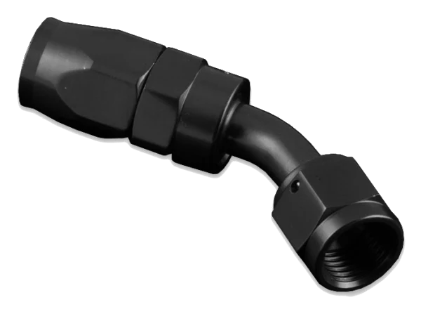 Końcówka Swivel FMIC.EU AN4 45' Viton czarna