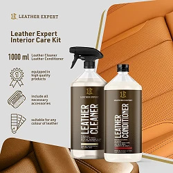 Leather Expert Interior Care Kit zestaw do czyszczenia i pielęgnacji skóry 2x1000ml 2000ml 2l