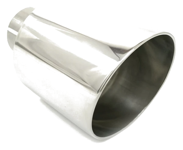 Uniwersalna końcówka tłumika okrągła 100mm długość 120mm średnica montażowa 65mm - N1-111/65