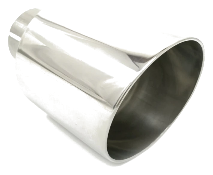 Uniwersalna końcówka tłumika okrągła 100mm długość 120mm średnica montażowa 65mm - N1-111/65