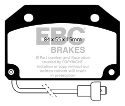 DP332 Klocki hamulcowe ULTIMAX2 EBC Brakes Chrysler UK Horizon MATRA Rancho TALBOT Horizon