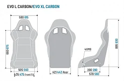Fotel sportowy Sparco Evo L Carbon FIA 8855-1999