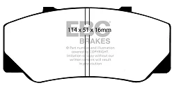 DP511 Klocki hamulcowe ULTIMAX2 EBC Brakes UMM Alter II Alter Trofeu Volvo 740 760 78