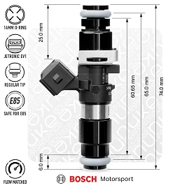 Nuke Performance Wtryskiwacze Bosch 1462cc 65mm EV14L 4szt
