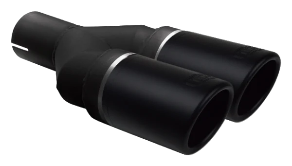 Uniwersalna końcówka tłumika okrągła 90mm długość 220mm średnica montażowa 55mm - NBL2-90RS*/55