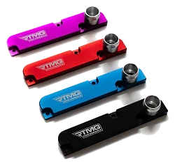 RTMG Performance PCV Valve Cover Breather and Delete Adapter without Boost Tap for 2.0 TFSI Blue