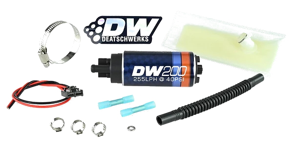 Pompa paliwa DW200 DeatschWerks 255 lph BMW E36 E46 zestaw montażowy 9-1031