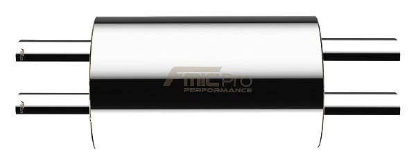 Tłumik przelotowy owalny FMIC.Pro 425mm 63/76mm