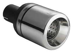 Uniwersalna końcówka tłumika okrągła 100mm długość 120mm średnica montażowa 55mm - N1-17-1/55