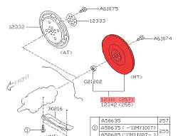 Koło Zamachowe Subaru Impreza STI 6 biegowa skrzynia EJ207 EJ257 2001-2020