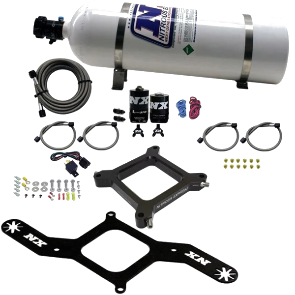4150 Assassin Plate Gasoline RNC 250-750Hp with 15Lb Bottle Nitrous Express NX 67140-15