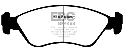 DP1356 Klocki hamulcowe ULTIMAX2 EBC Brakes KIA Clarus