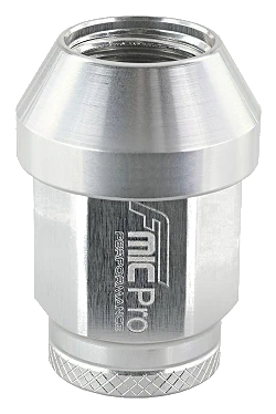 Kuta nakrętka aluminiowa do kół FMIC.Pro M12x1.25 Srebrna 1 szt.  stożkowa przelotowa 7075-T6