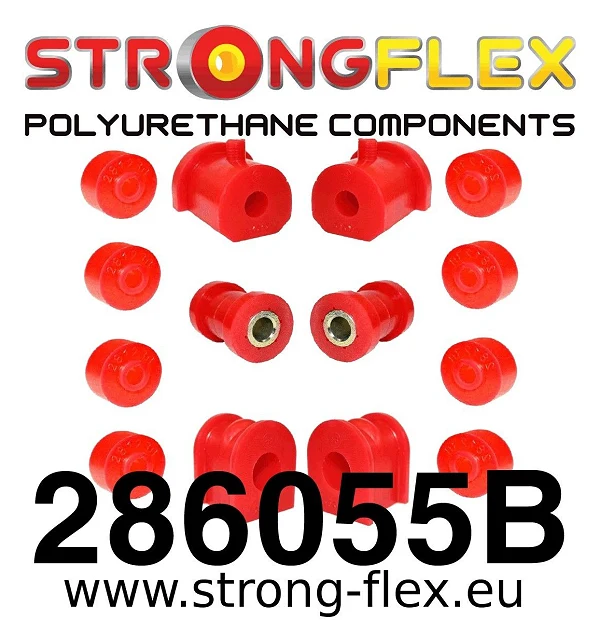 286055B: Zestaw poliuretanowy przedniego zawieszenia Nissan Micra K11