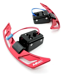 MMX Gear Shift Paddles Titanium Magnetic Paddle Fitting Kit Black for BMW F Series G Series