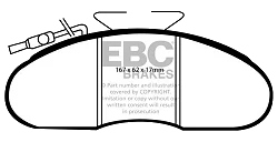 DP633/3 Klocki hamulcowe ULTIMAX2 EBC Brakes Nissan COMMERCIAL Cabstar E E95 Cabstar E Cabstar E E120 - DP633/3