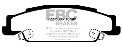 DP1646 Klocki hamulcowe ULTIMAX2 EBC Brakes Cadillac CTS STS