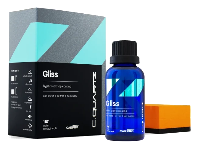 CAR PRO Gliss Top Coat Set powłoka o wysokim połysku i głębi zestaw 30ml