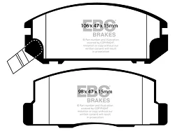 DP41107R Klocki hamulcowe YELLOWSTUFF EBC Brakes Toyota MR2 Mk2 MR2 Mk3 Toyota MR2 MR2 Mk2 SW20