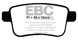 DPX2034 Klocki hamulcowe ULTIMAX2 EBC Brakes Mercedes-Benz Citan Dualiner 108D Citan Dualiner 109D Citan Dualiner 111D Citan Dualiner 112 Citan Traveliner 108D Citan Traveliner 109D Citan Tr