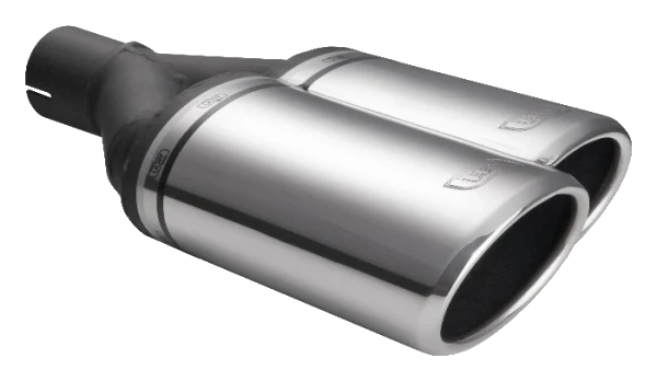 Uniwersalna końcówka tłumika owalna 220×80mm długość 220mm średnica montażowa 60mm - N2-55P*/60