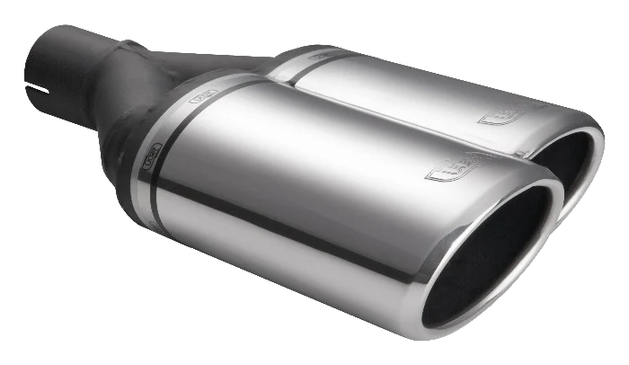 Uniwersalna końcówka tłumika owalna 220×80mm długość 220mm średnica montażowa 60mm - N2-55P*/60