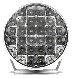 Lampa dalekosiężna LED Purelux 9110 UNLIMITED DRL White okrągła terenowa 12V 24V 48V 175W 23cm