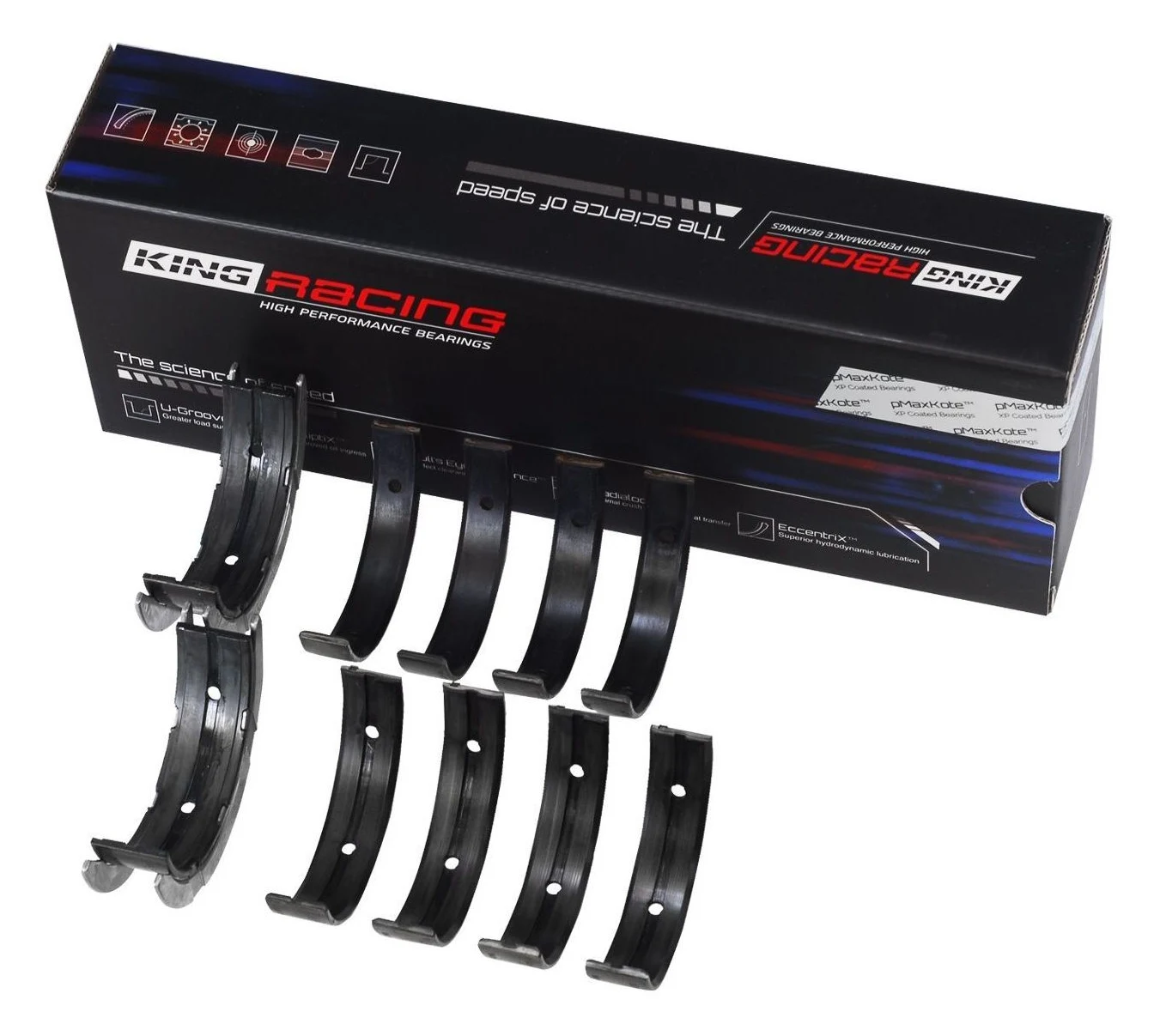 Main Bearings Set King Racing MB5745XPGC .5 for Subaru FA20 Toyota 4U-GSE - KGB-MB5745XPGC-.5