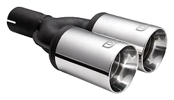 Uniwersalna końcówka tłumika okrągła 80mm długość 200mm średnica montażowa 45mm - N2-61/45