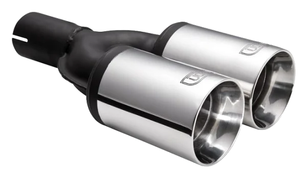 Uniwersalna końcówka tłumika okrągła 80mm długość 200mm średnica montażowa 45mm - N2-61/45