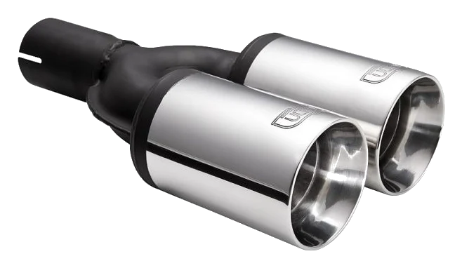 Uniwersalna końcówka tłumika okrągła 80mm długość 200mm średnica montażowa 45mm - N2-61/45