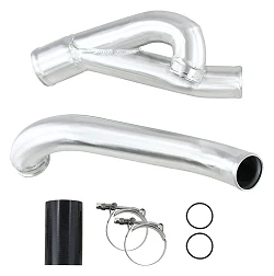 Zestaw przewodów Charge Pipe srebrny FMIC.EU BMW N54 135i 335i 535i E82 E90 E60 2007-2013