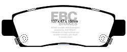 DP61672 Klocki hamulcowe GREENSTUFF EBC Brakes Chevrolet Trailblazer Saab BUICK Enclave Rainier Chevrolet Trailblazer Traverse GMC Acadia 1st Gen Envoy Isuzu Ascender 5 Passenger Ascender 7