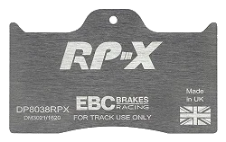 DP8038RPX Sportowe klocki hamulcowe RP-X Racing EBC Brakes AC 378