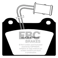 DP398 Klocki hamulcowe ULTIMAX2 EBC Brakes Austin Metro