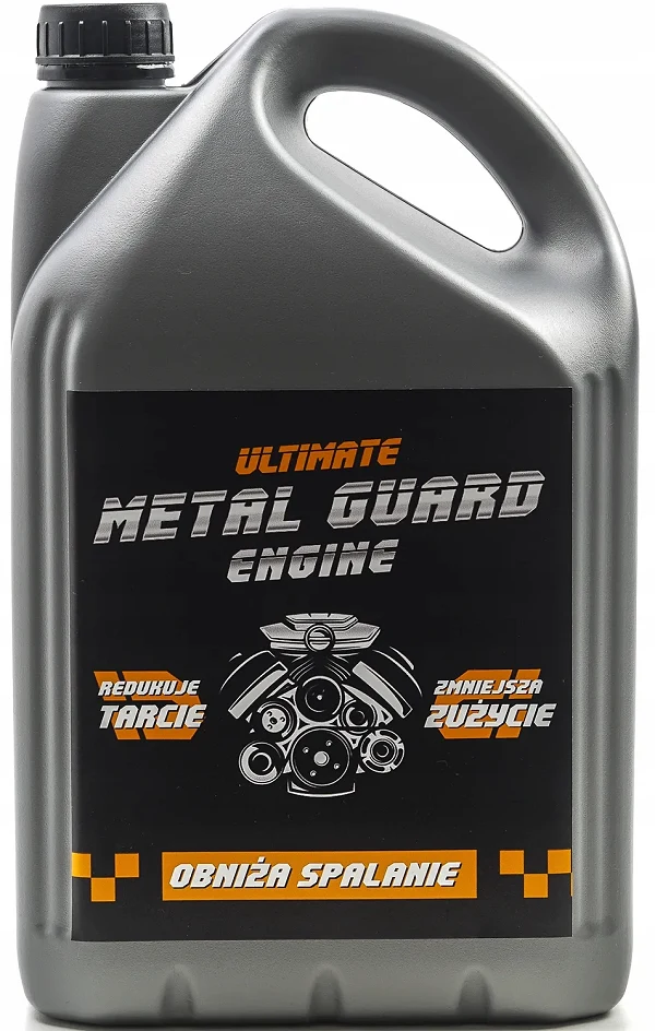 Dodatek Do Oleju Metal Guard Engine Zmniejsza Tarcie i Chroni Silnik 5L - MGE5