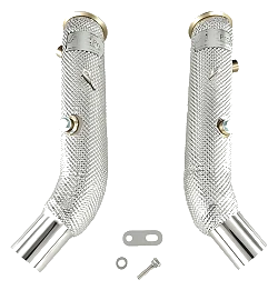 Downpipe z osłoną termiczną FMIC.Pro Alfa Romeo Giulia 952 Stelvio 949 Quadrifoglio 2.9L V6 2016-2022