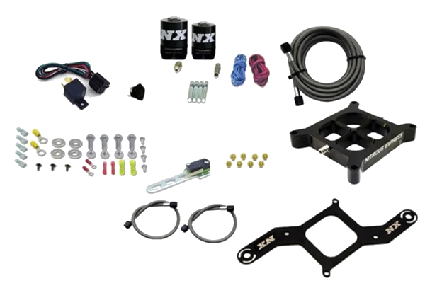 4150 Billet Crossbar Plate System Single Stage 250-750Hp without Bottle Nitrous Express NX 63840-00