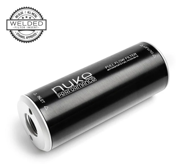 Nuke Performance Filtr Paliwa Slim 10 mikronów AN-10 - Wkład Ze Stali Nierdzewnej