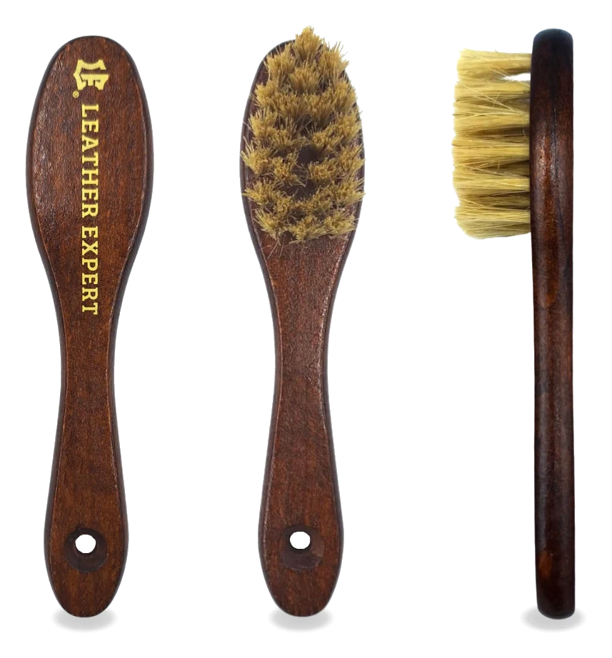 Leather Expert mała szczotka do czyszczenia i pastowania skóry oraz obuwia 15cm