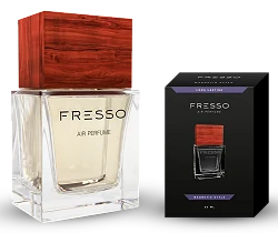 FRESSO Gift Box Magnetic Style zestaw prezentowy drewniana zawieszka i perfumy samochodowe 50ml