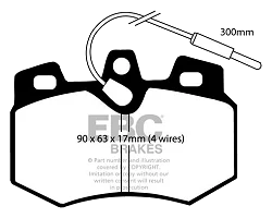DP575/4 Klocki hamulcowe ULTIMAX2 EBC Brakes Citroen AX ZX ZX Estate Citroen COMMERCIAL C15 - DP575/4