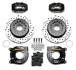 Wilwood 140-7141-D Forged Dynalite Zestaw hamulcowy tylny 12.19 wiercony czarny