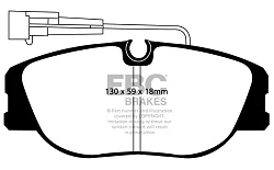 DP733 Klocki hamulcowe ULTIMAX2 EBC Brakes Alfa Romeo 155 RZ SZ Coupe Fiat Coupe Croma Tipo Lancia Dedra Delta Thema Dedra Integrale 16v Dedra Integrale