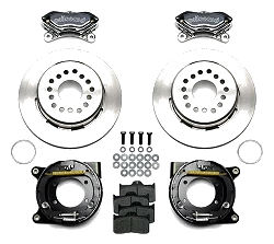 Wilwood 140-7141-P Forged Dynalite Zestaw hamulcowy tylny 12.19 polerowany