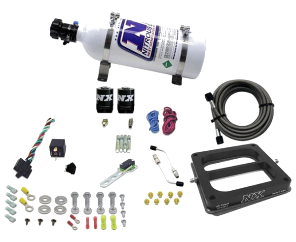 4500 Conventional Plate System Gasoline Pro-Power 100-500Hp with 5Lb Bottle Nitrous Express NX 50070-05